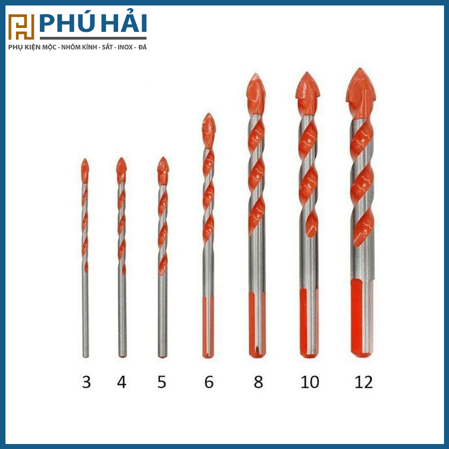  Bộ mũi khoan đa năng KPS 7PC (3,4,5,6,8,10,12)_CAM _K3610 