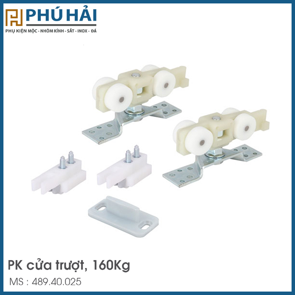  Bộ Phụ Kiện Cửa Trượt 160Kg Silent 160/A Hafele 489.40.025 