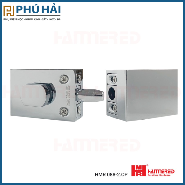  CHỐT KẸP KÍNH ĐÔI BÓNG (8-12MM) HMR 088-2.CP 