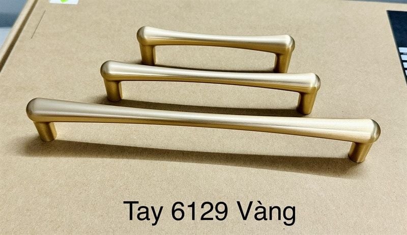  Tay nắm tủ vàng kim bóng 128 - 6129 