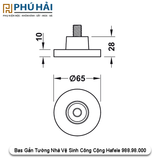  Bas Gắn Tường Nhà Vệ Sinh Công Cộng Hafele 988.98.000 