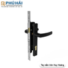 Khóa đơn điểm HUY HOÀNG tay tròn ĐEN AP82K22 LXD - Mở trong tim titan