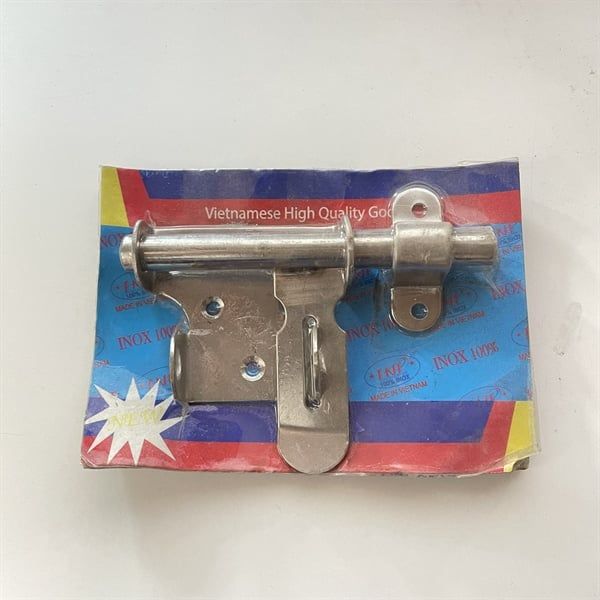  Chốt Gạt Ngang Inox 12cm 