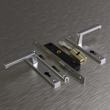  Tay nắm đơn điểm HUY HOÀNG cửa đi AP80 vuông bạc 