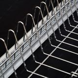  GB04.60C Giá bát đĩa cố định nan tròn INOX 304, bề mặt mạ chrome 5 lớp, 2 tầng, 2 khay hứng nước 