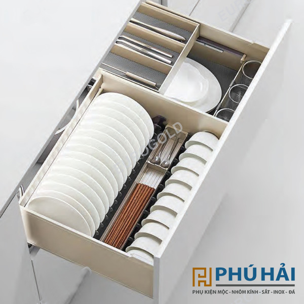  Giá bát đĩa hộp nhôm Anode Eurogold EUM6070 