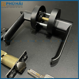  Khóa tròn gạt JEELY J02 tay tròn màu đen (Thung 20 Bộ) 