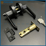  Khóa tròn gạt JEELY J02 tay tròn màu đen (Thung 20 Bộ) 