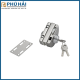  Khóa cửa lùa bán nguyệt Hamered 828-01SS đơn 