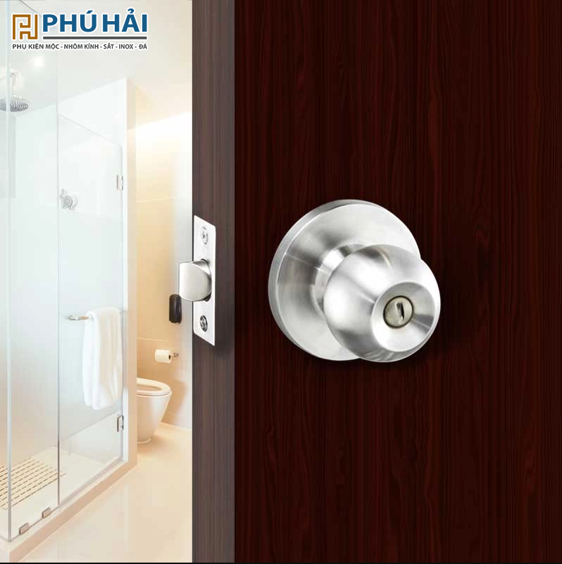 Khóa Vệ Sinh Nắm tròn 