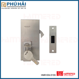  KHÓA KÍNH LÙA ĐƠN INOX 304 VẶN CHÌA HMR 836-01SS 