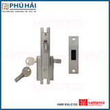  KHÓA KÍNH LÙA ĐƠN INOX 304 VẶN CHÌA HMR 836-01SS 