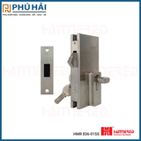  KHÓA KÍNH LÙA ĐƠN INOX 304 VẶN CHÌA HMR 836-01SS 