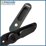  Khóa lùa cửa gỗ đen 653.OPB hammered 