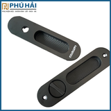  Khóa lùa cửa gỗ đen 653.OPB hammered 