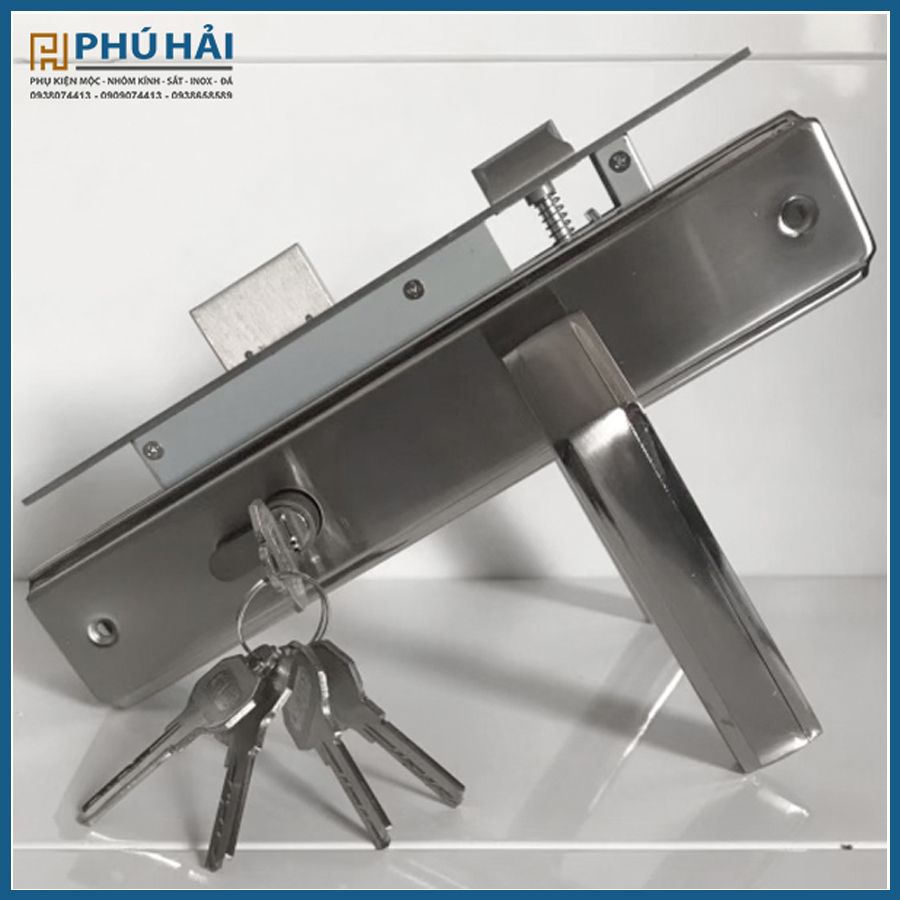  Khóa Tay gạt KSAITE TB66SH - Màu Xám VC( 16 bộ/ thùng) 