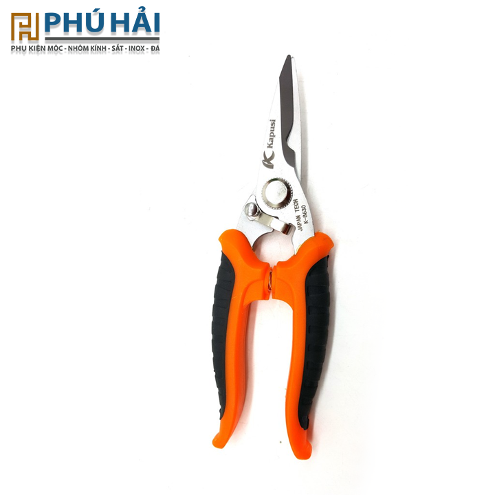  Kéo cắt cành thẳng cán cam KAPUSI K-8630 