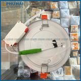  Bóng đèn led âm trần tròn 9W ánh sáng trắng 