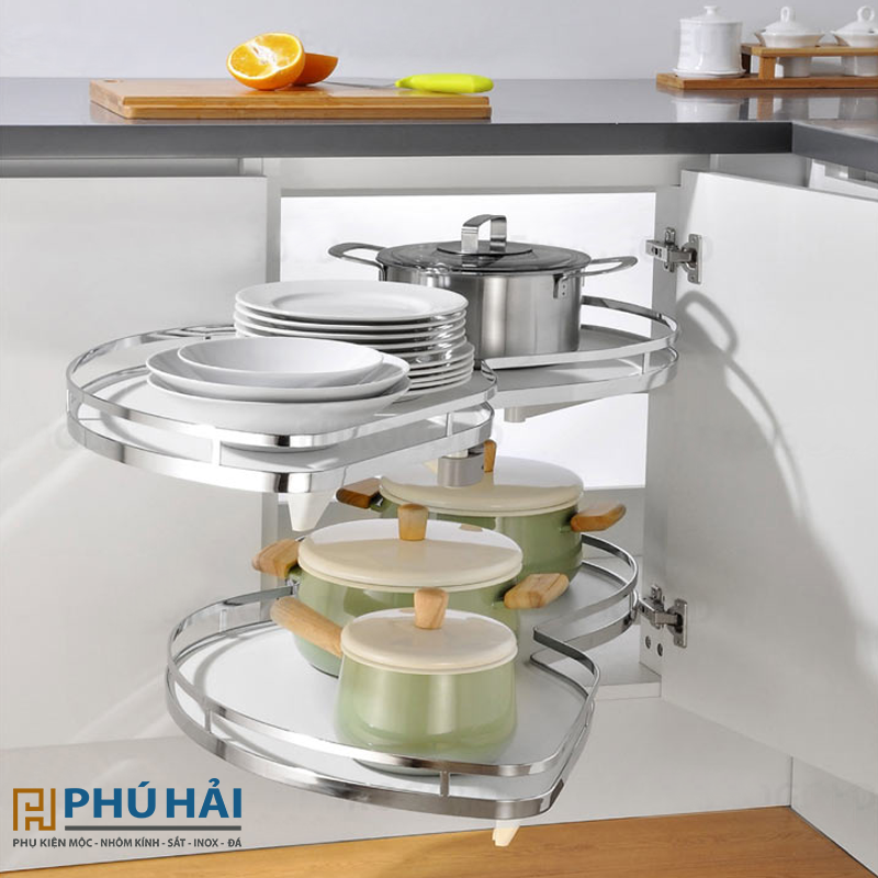  Mâm xoay EUROGOLD M0202L hình lá mở trái 