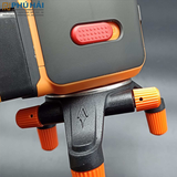  Máy bắn tia laser XANH Kapusi 615 _Hộp nhựa đen vàng_K2633 