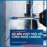  Mũi khoan gạch cứng Bosch HEX-9 