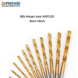  Mũi khoan inox KAPUSI 3 - 10mm 