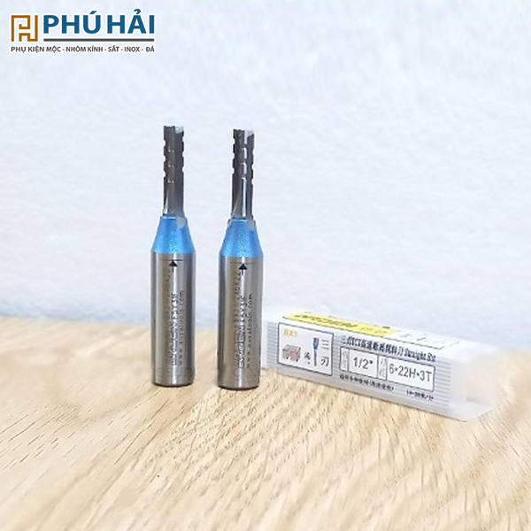 Mui Router Mũi router thẳng Arden 1/2x6x22x3T – Phân Phối Vật Tư Phụ Kiện Phú Hải