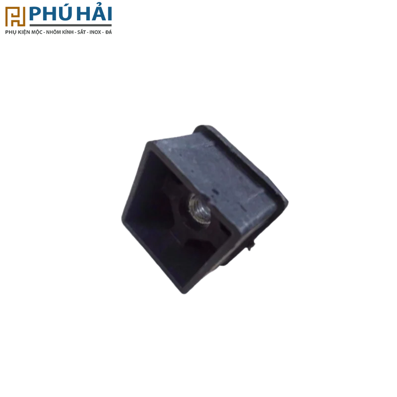  Chân đế nhựa tăng chỉnh hình vuông, lỗ ren M8, màu đen-TA4040M8 (20 cái/bịch) 