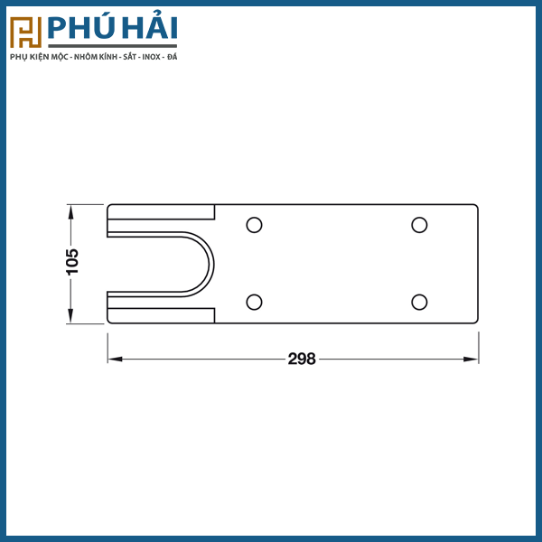  Nắp Che Cho Bản Lề Sàn TS500NV Hafele 932.10.130 