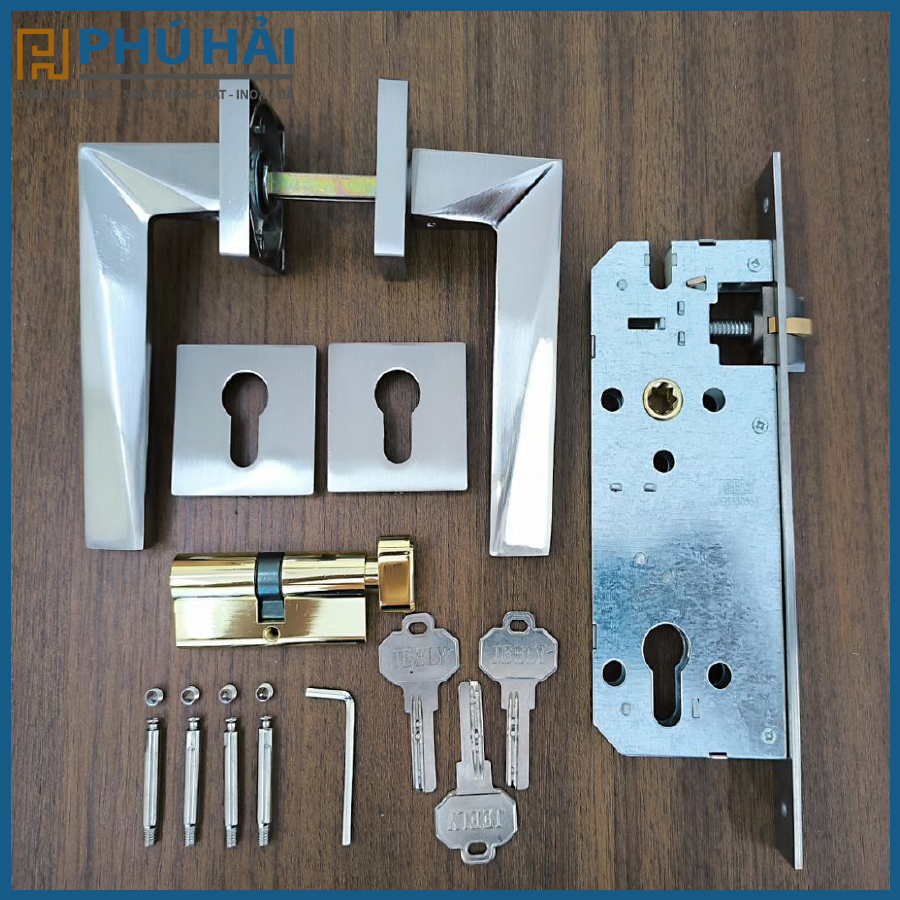  Khoá Phân Thể Hợp Kim Jeely PT2306 SN/NP 