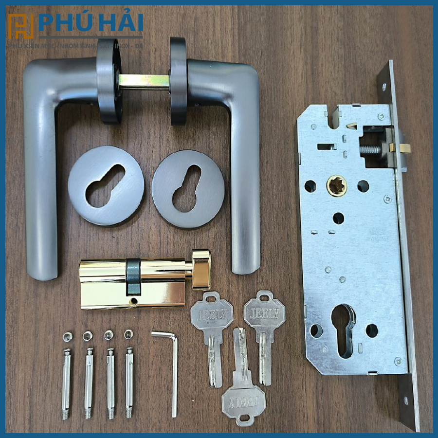  Khoá Phân Thể Hợp Kim PT2308 Xám 