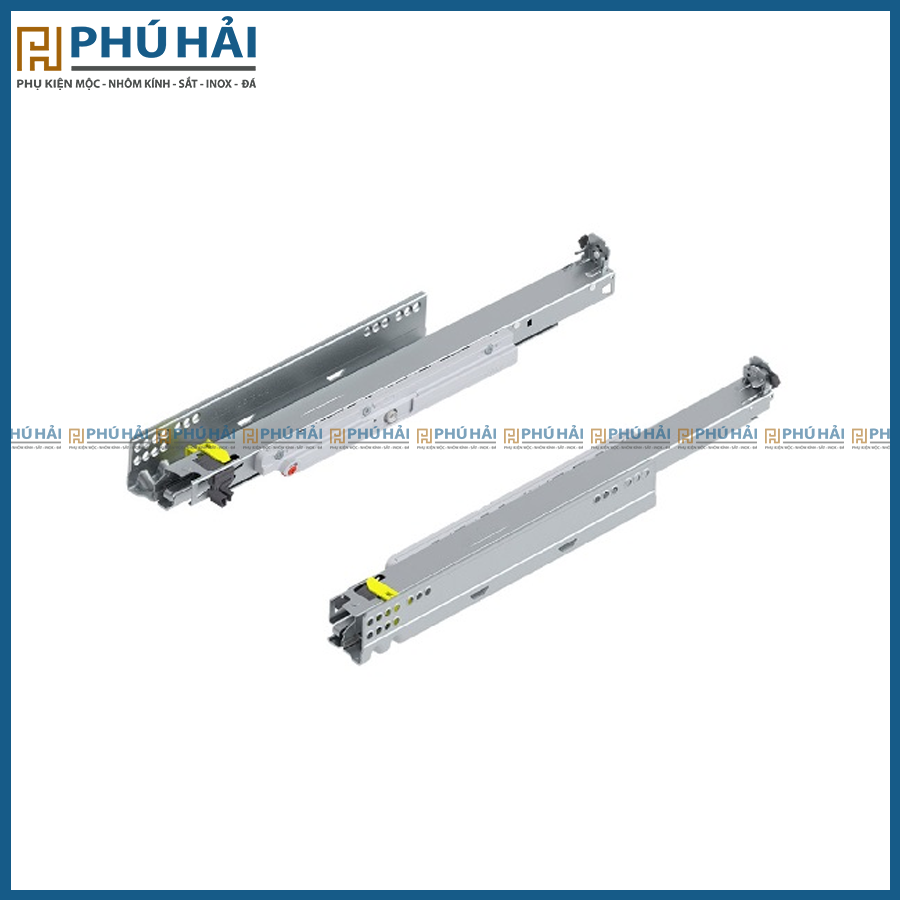  Ray âm MOVENTO nhấn mở 760H4000T, NL=400mm ( đầu nối + bas khóa L+R , thanh đồng bộ) / 73.10.400 
