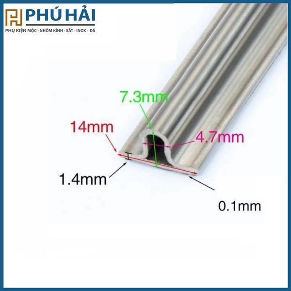 Thanh Ray Dán dùng cho cửa lùa Xingfa hệ 55, 93 INOX 304 -6M – Phân ...