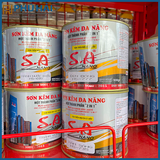  Sơn kẽm 1 thành phần 624 màu đen mờ 450gr SA(18 lon/T) 