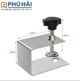  Kẹp cố định mặt hộc ngăn kéo tủ inox 