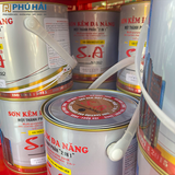  Sơn kẽm 1 thành phần 624 màu đen mờ 450gr SA(18 lon/T) 