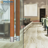  Tay cửa kính VICKINI 69150.600-Þ38x600 SSS-W inox mờ 