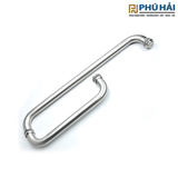  Tay cửa kính phòng tắm phi 25 Đen, Vàng, Trắng 