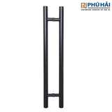  Tay cửa kính Inox 304 tròn Phi 38 Đen, Vàng, Trắng 