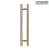  Tay cửa kính Inox 304 tròn Phi 38 Đen, Vàng, Trắng 