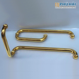  Tay nắm phòng tắm Phi 19 18x385 màu Đen, vàng, trắng bóng (ZUB) 