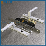  Khóa đa điểm HUY HOÀNG tay vuông trắng DD80K22 LHD - mở ra (24B/T) 