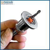  Mũi khoan 2 tầng có tăng chỉnh, Mũi khoan âm vít gỗ có cữ chặn sắt 2 tầng mồi vít 3mm cao cấp 