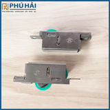  Bánh xe đôi chịu lực cửa sổ lùa hệ 55 dập cánh tăng chỉnh 
