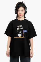 Áo Thun Cotton Unisex Tìm Đối Thủ - O1A136