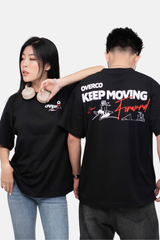 Áo Thun Unisex Keep Moving Cotton Overco - O1A63