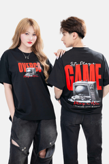 Áo Thun Unisex Play Game Cotton Overco - O1A97