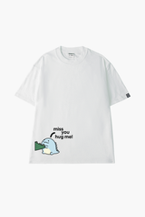 Áo Thun Cotton Cặp Đôi Khủng Long Miss You - O1A088