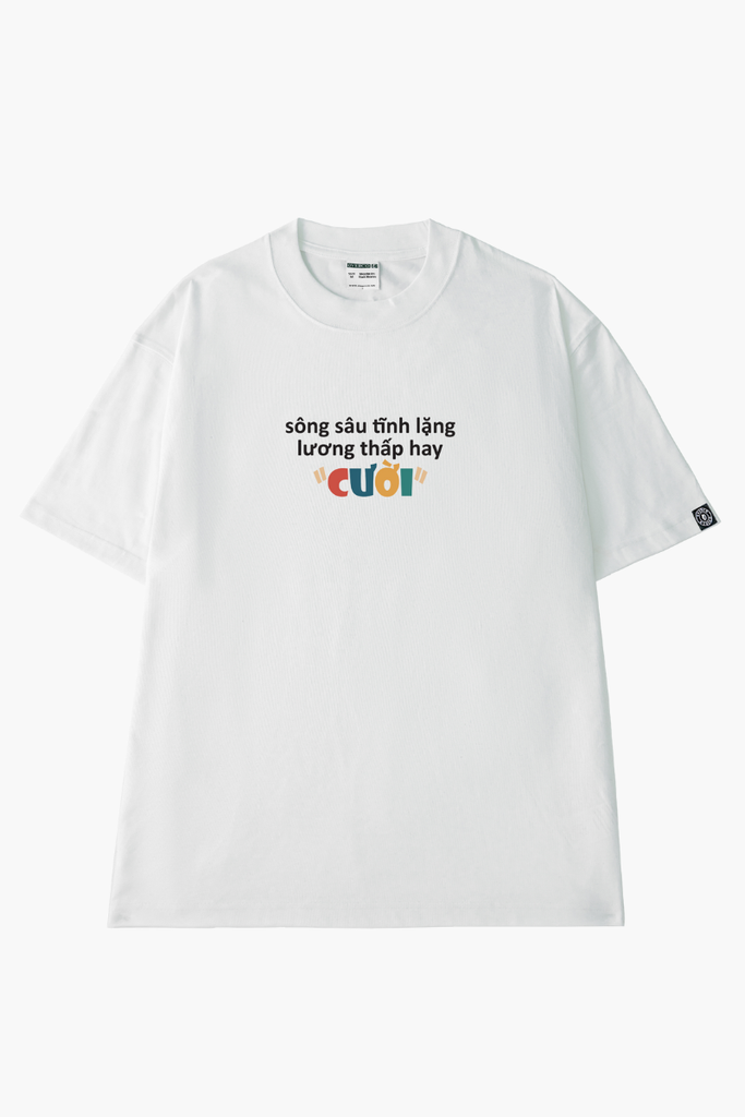 Áo Thun Cotton Unisex Sông Sâu Tĩnh Lặng Lương Thấp Hay 