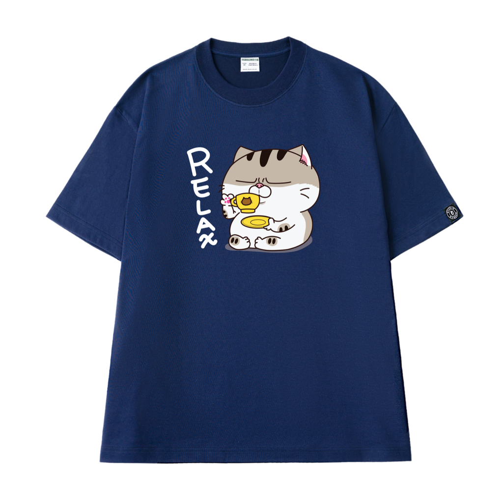 Áo Thun Unisex Mèo Ami Relax  - O1A60